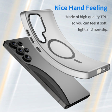 MagSafe Frosted Translucent TPU + PC Full Coverage Phone Case, For Samsung Galaxy S25 Ultra, For Samsung Galaxy S24 FE 5G