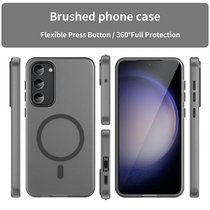 MagSafe Frosted Translucent TPU + PC Full Coverage Phone Case, For Samsung Galaxy S23+ 5G, For Samsung Galaxy S23 5G