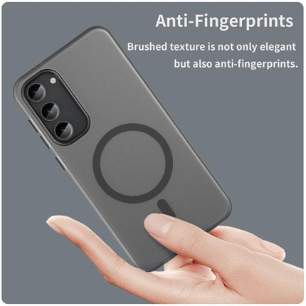 MagSafe Frosted Translucent TPU + PC Full Coverage Phone Case, For Samsung Galaxy S23+ 5G, For Samsung Galaxy S23 5G