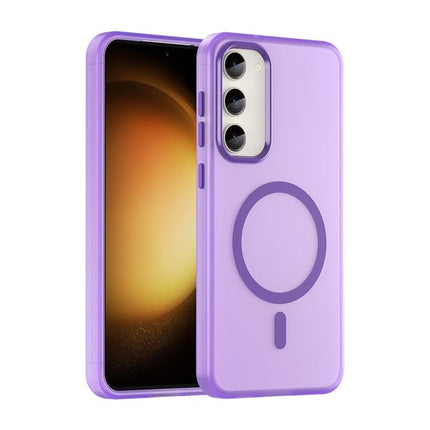 MagSafe Frosted Translucent TPU + PC Full Coverage Phone Case, For Samsung Galaxy S23+ 5G, For Samsung Galaxy S23 5G