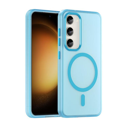 MagSafe Frosted Translucent TPU + PC Full Coverage Phone Case, For Samsung Galaxy S23+ 5G, For Samsung Galaxy S23 5G