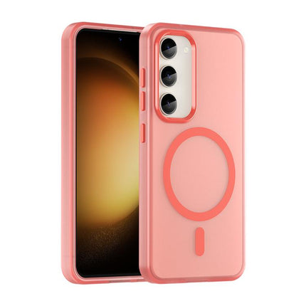 MagSafe Frosted Translucent TPU + PC Full Coverage Phone Case, For Samsung Galaxy S23+ 5G, For Samsung Galaxy S23 5G