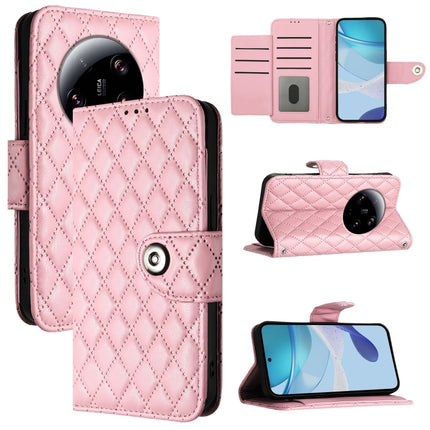 Rhombic Texture Flip Leather Phone Case with Lanyard, For Xiaomi Poco X4 GT, For Xiaomi Poco C51 / C50, For Xiaomi 13 Ultra, For Xiaomi Civi 3