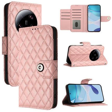 Rhombic Texture Flip Leather Phone Case with Lanyard, For Xiaomi Poco X4 GT, For Xiaomi Poco C51 / C50, For Xiaomi 13 Ultra, For Xiaomi Civi 3