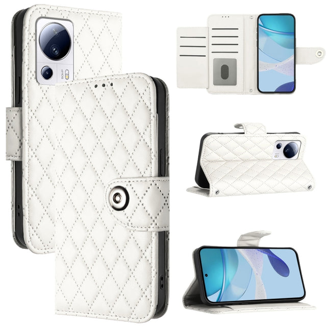 Rhombic Texture Flip Leather Phone Case with Lanyard, For Xiaomi 13 Lite / Civi 2, For Xiaomi Poco M4 5G / Poco M5 4G, For Xiaomi 13 Pro, For Xiaomi 13