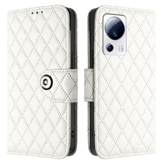Rhombic Texture Flip Leather Phone Case with Lanyard, For Xiaomi 13 Lite / Civi 2, For Xiaomi Poco M4 5G / Poco M5 4G, For Xiaomi 13 Pro, For Xiaomi 13