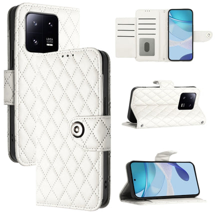 Rhombic Texture Flip Leather Phone Case with Lanyard, For Xiaomi 13 Lite / Civi 2, For Xiaomi Poco M4 5G / Poco M5 4G, For Xiaomi 13 Pro, For Xiaomi 13