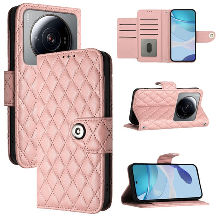 Rhombic Texture Flip Leather Phone Case with Lanyard, For Xiaomi 12T / 12T Pro, For Xiaomi Poco M5s, For Xiaomi 12S Ultra, For Xiaomi 12 Pro / 12S Pro