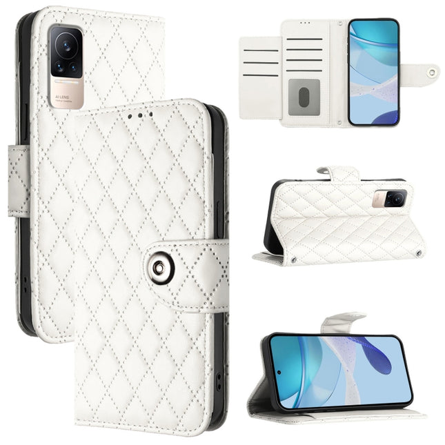 Rhombic Texture Flip Leather Phone Case with Lanyard, For Xiaomi Civi 1S, For Xiaomi Poco M4 Pro 5G, For Xiaomi Poco M4 Pro 4G, For Xiaomi Poco X4 Pro 5G
