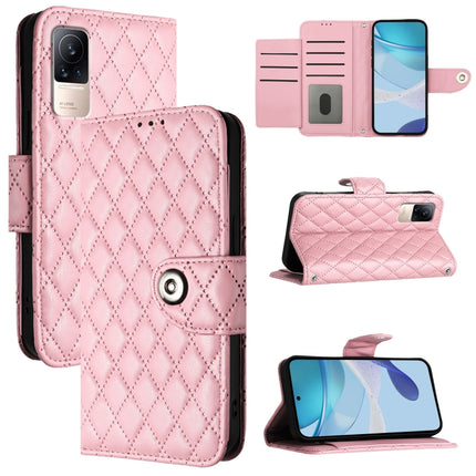 Rhombic Texture Flip Leather Phone Case with Lanyard, For Xiaomi Civi 1S, For Xiaomi Poco M4 Pro 5G, For Xiaomi Poco M4 Pro 4G, For Xiaomi Poco X4 Pro 5G