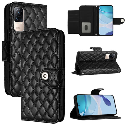 Rhombic Texture Flip Leather Phone Case with Lanyard, For Xiaomi Civi 1S, For Xiaomi Poco M4 Pro 5G, For Xiaomi Poco M4 Pro 4G, For Xiaomi Poco X4 Pro 5G