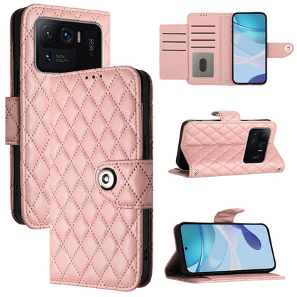 Rhombic Texture Flip Leather Phone Case with Lanyard, For Xiaomi Mi 11 Ultra, For Xiaomi Mi 11 Pro, For Xiaomi Poco M3 / Redmi 9T, For Xiaomi Mi 11