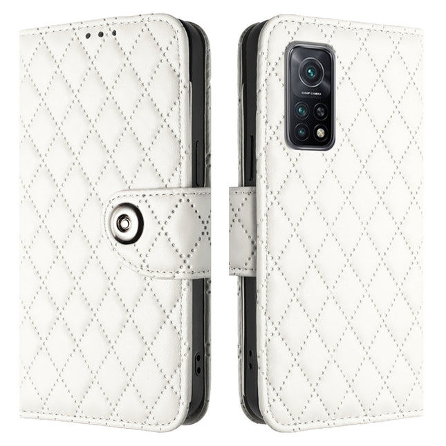 Rhombic Texture Flip Leather Phone Case with Lanyard, For Xiaomi Mi 10T / 10T Pro 5G, For Xiaomi Mi 10T Lite 5G, For Xiaomi Poco M2 Pro, For Xiaomi Mi 10 Lite 5G