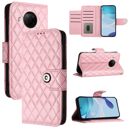 Rhombic Texture Flip Leather Phone Case with Lanyard, For Xiaomi Mi 10T / 10T Pro 5G, For Xiaomi Mi 10T Lite 5G, For Xiaomi Poco M2 Pro, For Xiaomi Mi 10 Lite 5G