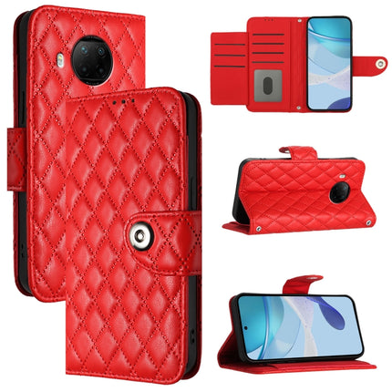 Rhombic Texture Flip Leather Phone Case with Lanyard, For Xiaomi Mi 10T / 10T Pro 5G, For Xiaomi Mi 10T Lite 5G, For Xiaomi Poco M2 Pro, For Xiaomi Mi 10 Lite 5G