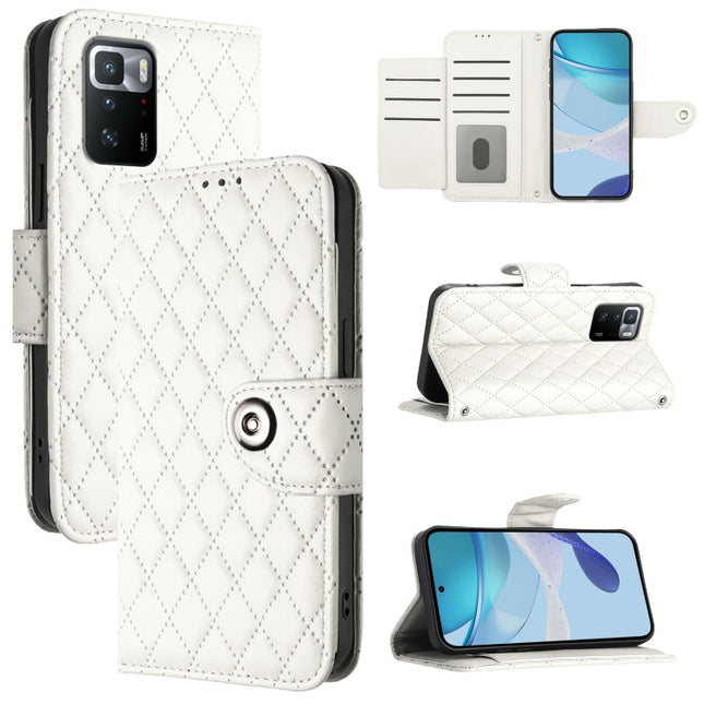 Rhombic Texture Flip Leather Phone Case with Lanyard, For Xiaomi Poco X3 GT, For Xiaomi Poco F3, For Xiaomi Mi 11i / 11X / 11X Pro, For Xiaomi Poco X3 / X3 NFC / X3 Pro