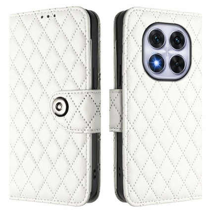 Rhombic Texture Flip Leather Phone Case with Lanyard, For Xiaomi Poco X7 5G, For Xiaomi 15 Ultra, For Xiaomi Poco X7 Pro 5G, For Xiaomi Poco M7 Pro 5G Global