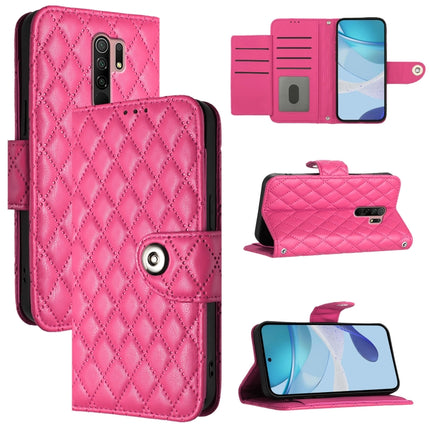 Rhombic Texture Flip Leather Phone Case with Lanyard, For Redmi 9A / 9i / 9AT, For Redmi 9 / 9 Prime India, For Redmi Note 10 5G / Note 10T 5G, For Redmi K40 / K40 Pro