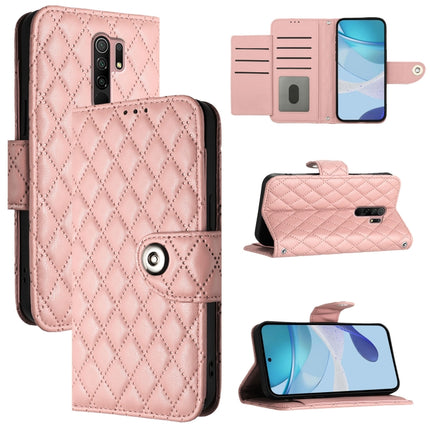 Rhombic Texture Flip Leather Phone Case with Lanyard, For Redmi 9A / 9i / 9AT, For Redmi 9 / 9 Prime India, For Redmi Note 10 5G / Note 10T 5G, For Redmi K40 / K40 Pro