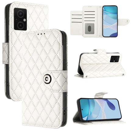 Rhombic Texture Flip Leather Phone Case with Lanyard, For Redmi K50i, For Redmi A1+ / A2+, For Redmi A1 / A2, For Redmi 10 Prime+ 5G India