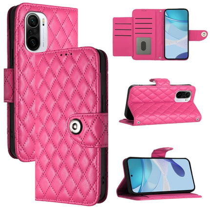 Rhombic Texture Flip Leather Phone Case with Lanyard, For Redmi 9A / 9i / 9AT, For Redmi 9 / 9 Prime India, For Redmi Note 10 5G / Note 10T 5G, For Redmi K40 / K40 Pro