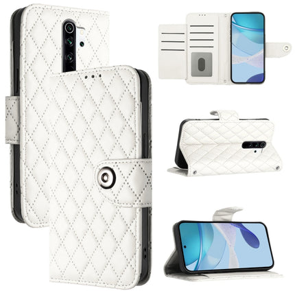 Rhombic Texture Flip Leather Phone Case with Lanyard, For Redmi Note 9 Global / 10X 4G, For Redmi 8, For Redmi Note 8, For Redmi Note 8 Pro