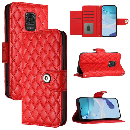 Rhombic Texture Flip Leather Phone Case with Lanyard, For Redmi 10A / 9C, For Redmi 10 / Redmi 10 2022, For Redmi Note 9 Pro / Note 9 Pro Max, For Redmi Note 9S / Note 10 Lite