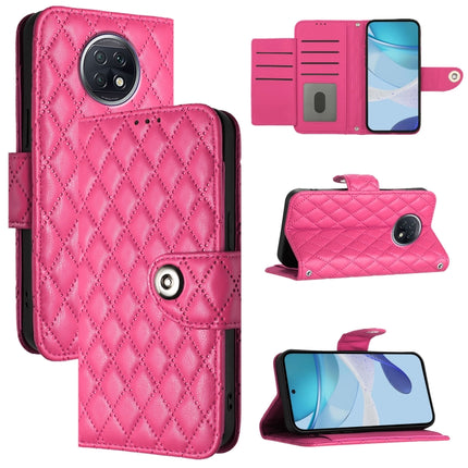 Rhombic Texture Flip Leather Phone Case with Lanyard, For Redmi Note 10 Pro / Note 10 Pro Max, For Redmi Note 10 Pro India, For Redmi 9 Power / 9T Global, For Redmi Note 9T Global