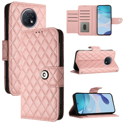 Rhombic Texture Flip Leather Phone Case with Lanyard, For Redmi Note 10 Pro / Note 10 Pro Max, For Redmi Note 10 Pro India, For Redmi 9 Power / 9T Global, For Redmi Note 9T Global