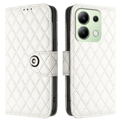 Rhombic Texture Flip Leather Phone Case with Lanyard, For Redmi Note 13 4G Global, For Redmi Note 13 Pro 5G Global, For Redmi Note 13 5G Global, For Redmi Note 13 Pro+ Global