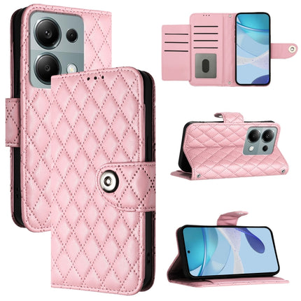 Rhombic Texture Flip Leather Phone Case with Lanyard, For Redmi K70 Ultra 5G Global, For Redmi 13 4G / Note 13R, For Redmi A3, For Redmi Note 13 Pro 4G Global