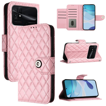 Rhombic Texture Flip Leather Phone Case with Lanyard, For Redmi Note 11 SE India, For Redmi Note 11 Pro+ 5G EU, For Redmi 10C / Redmi 10 2022 India, For Redmi Note 11S 5G