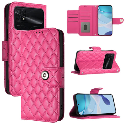 Rhombic Texture Flip Leather Phone Case with Lanyard, For Redmi Note 11 SE India, For Redmi Note 11 Pro+ 5G EU, For Redmi 10C / Redmi 10 2022 India, For Redmi Note 11S 5G