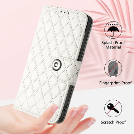 Rhombic Texture Flip Leather Phone Case with Lanyard, For Redmi K70 Ultra 5G Global, For Redmi 13 4G / Note 13R, For Redmi A3, For Redmi Note 13 Pro 4G Global