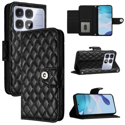 Rhombic Texture Flip Leather Phone Case with Lanyard, For Redmi K70 Ultra 5G Global, For Redmi 13 4G / Note 13R, For Redmi A3, For Redmi Note 13 Pro 4G Global