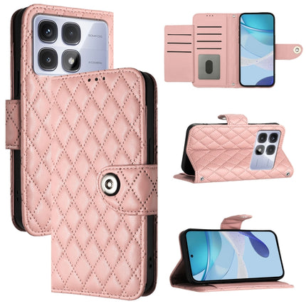 Rhombic Texture Flip Leather Phone Case with Lanyard, For Redmi K70 Ultra 5G Global, For Redmi 13 4G / Note 13R, For Redmi A3, For Redmi Note 13 Pro 4G Global