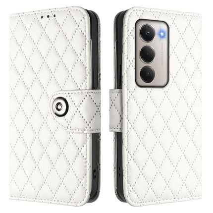 Rhombic Texture Flip Leather Phone Case with Lanyard, For Redmi 15 5G Global / 15 4G SEA, For Redmi 15 5G / 15 4G EU 171mm, For Redmi Note 14 4G 164.84mm, For Redmi Note 14 Pro 5G Global