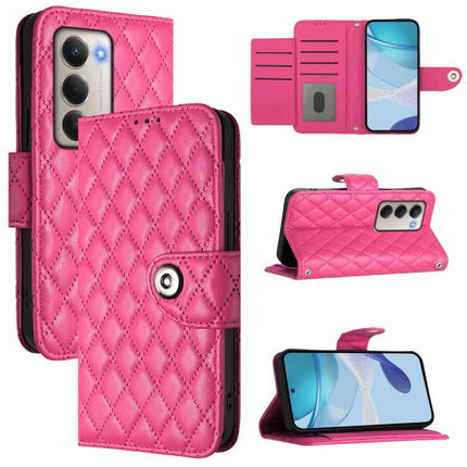 Rhombic Texture Flip Leather Phone Case with Lanyard, For Redmi 15 5G Global / 15 4G SEA, For Redmi 15 5G / 15 4G EU 171mm, For Redmi Note 14 4G 164.84mm, For Redmi Note 14 Pro 5G Global