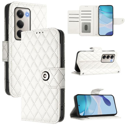 Rhombic Texture Flip Leather Phone Case with Lanyard, For Redmi 15 5G Global / 15 4G SEA, For Redmi 15 5G / 15 4G EU 171mm, For Redmi Note 14 4G 164.84mm, For Redmi Note 14 Pro 5G Global