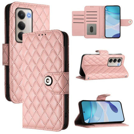 Rhombic Texture Flip Leather Phone Case with Lanyard, For Redmi 15 5G Global / 15 4G SEA, For Redmi 15 5G / 15 4G EU 171mm, For Redmi Note 14 4G 164.84mm, For Redmi Note 14 Pro 5G Global