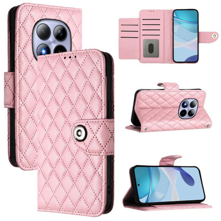 Rhombic Texture Flip Leather Phone Case with Lanyard, For Redmi Turbo 5 5G Global / Poco X8 Pro, For Redmi Note 15 Pro+ 5G Global 163.3mm, For Redmi Note 15 4G / 5G Global 164mm, For Redmi Note 15 Pro 5G Global 163.6mm
