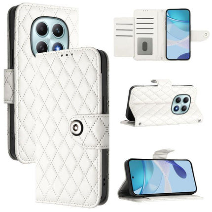 Rhombic Texture Flip Leather Phone Case with Lanyard, For Redmi Turbo 5 5G Global / Poco X8 Pro, For Redmi Note 15 Pro+ 5G Global 163.3mm, For Redmi Note 15 4G / 5G Global 164mm, For Redmi Note 15 Pro 5G Global 163.6mm