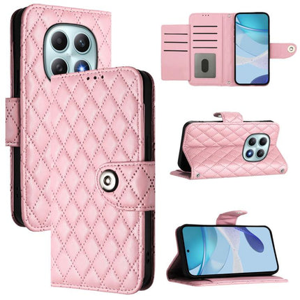 Rhombic Texture Flip Leather Phone Case with Lanyard, For Redmi Turbo 5 5G Global / Poco X8 Pro, For Redmi Note 15 Pro+ 5G Global 163.3mm, For Redmi Note 15 4G / 5G Global 164mm, For Redmi Note 15 Pro 5G Global 163.6mm