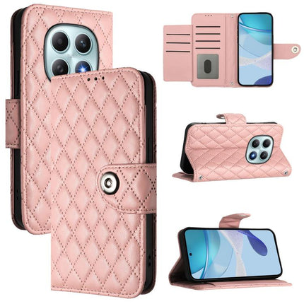 Rhombic Texture Flip Leather Phone Case with Lanyard, For Redmi Turbo 5 5G Global / Poco X8 Pro, For Redmi Note 15 Pro+ 5G Global 163.3mm, For Redmi Note 15 4G / 5G Global 164mm, For Redmi Note 15 Pro 5G Global 163.6mm