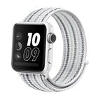 For Apple Watch Series 8&7 41mm / SE 2&6&SE&5&4 40mm / 3&2&1 38mm / White Pinstripe