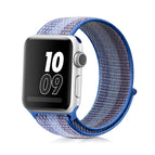 For Apple Watch Series 7 41mm / 6 & SE & 5 & 4 40mm / 3 & 2 & 1 38mm / Striped Lake Blue