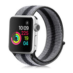 For Apple Watch Ultra 49mm / Series 8&7 45mm / SE 2&6&SE&5&4 44mm / 3&2&1 42mm / Striped Black