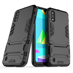 PC + TPU Shockproof Protective Case with Invisible Holder, For iPhone 12 / 12 Pro, For iPhone 12 mini, For OPPO Realme C11, For Vivo iQOO Z1x, For Vivo X50 Pro+, For Samsung Galaxy M01