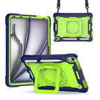 For iPad Air 11 2026 / 2025 / 2024 / Navy Yellow Green