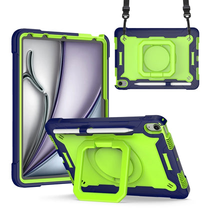 Handle Grip Holder Silicone Hybrid PC Tablet Case with Strap, For iPad Pro 11 2025 / 2024, For iPad Air 11 2026 / 2025 / 2024